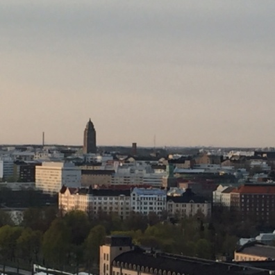 Helsinki from up